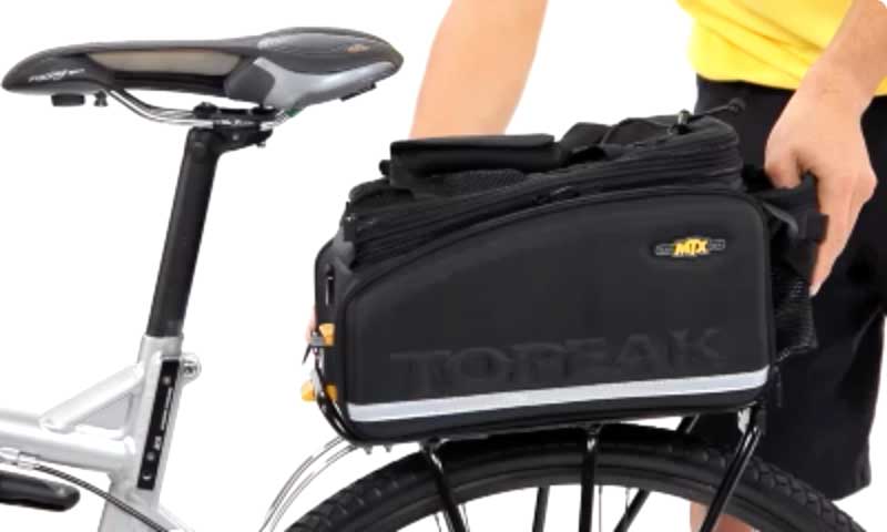 Topeak MTX EXP Bicicleta Bolsa De Tronco Con Paquete De Rack Alforjas plegable y Explorer 