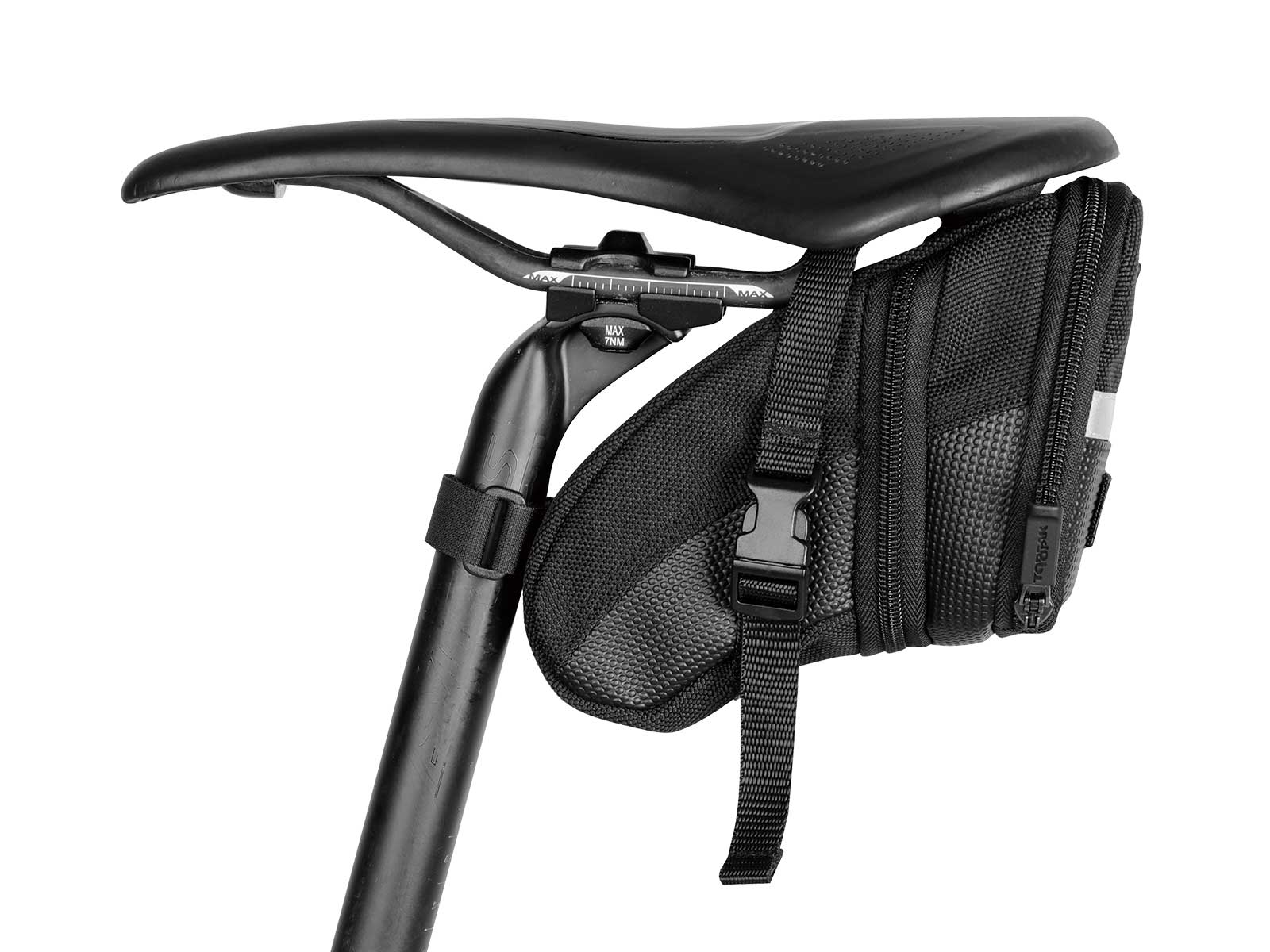 Topeak Saddle Bag STRAP Aero Cordura Wedge Pack II Bike Bag Size M-L Micro 