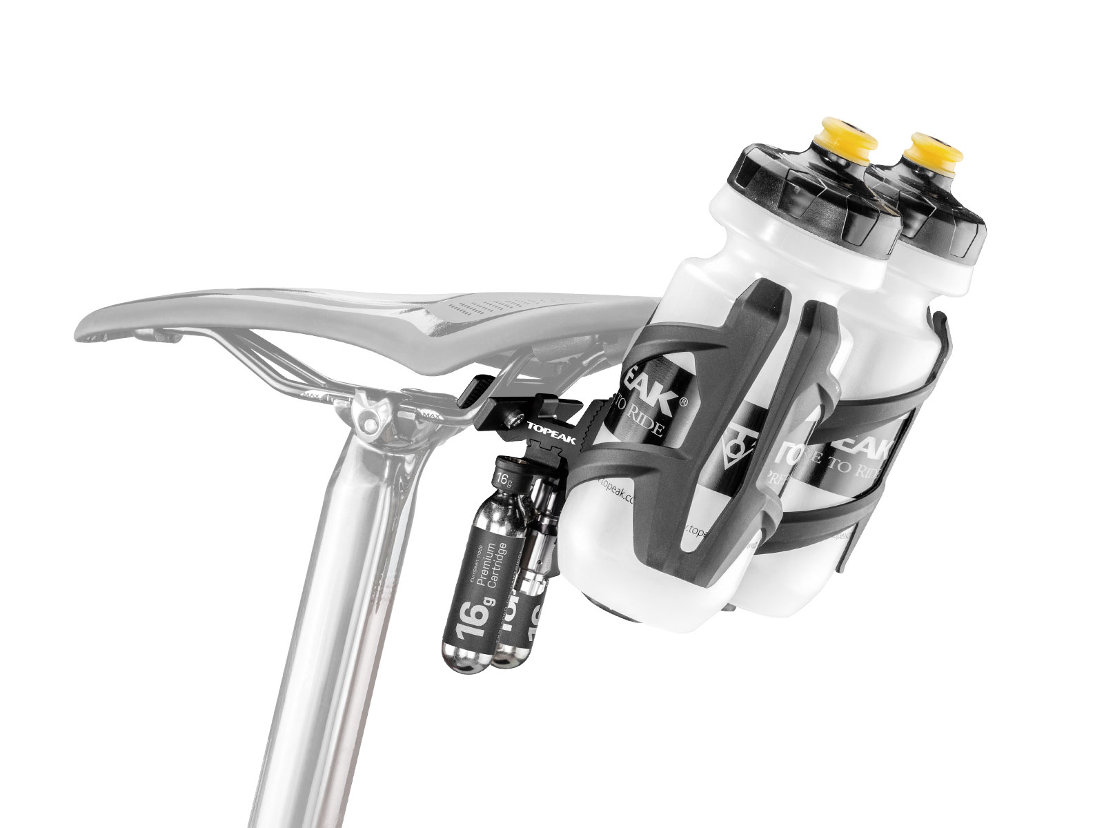SADDLE MOUNT FOR EXTRA BOTTLE BEHIND SADDLE HANDY ATTACHMENT RRP £14.95 